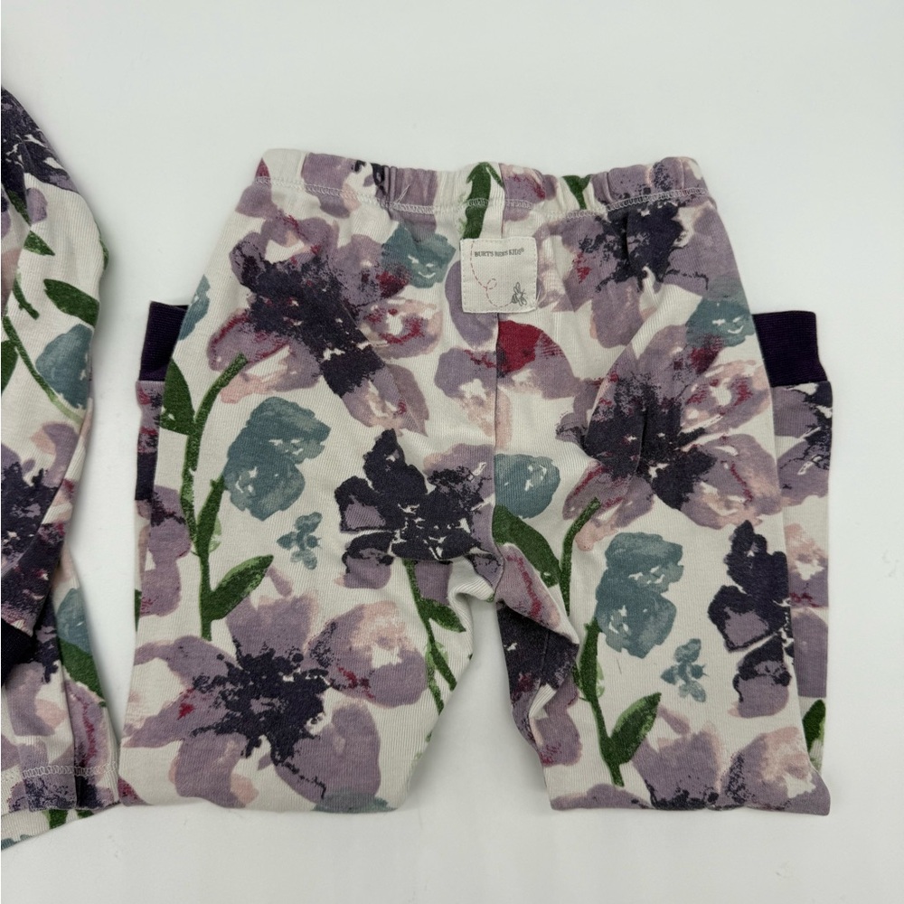 Burt's Bee Kids Floral Kids Pajamas Set - Picture 5 of 8